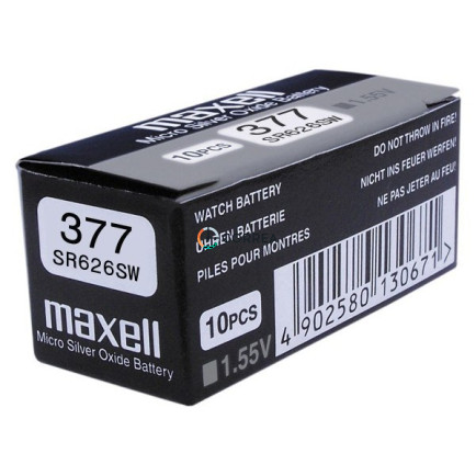 Батарейка Maxell 626/377 BTV-Max - 2